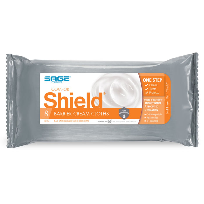 Sage Shield Barrier Cream Cloths, Soft Pack - 7905 - LL Medico