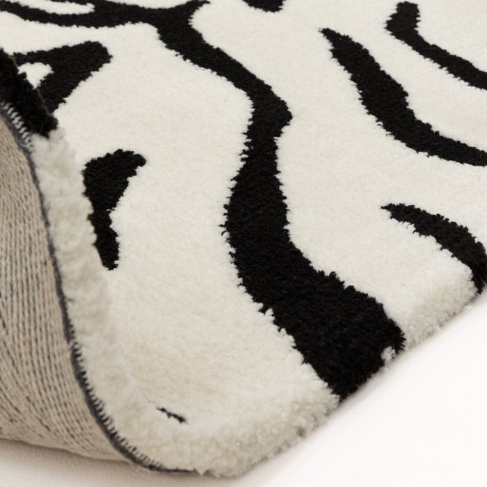 Sahara Monochrome Tiger Print Rug