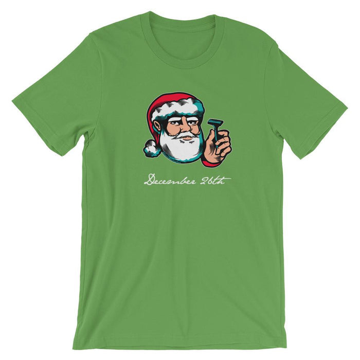 Santa Shaves Short-Sleeve Unisex T-Shirt - Phoenix Artisan Accoutrements