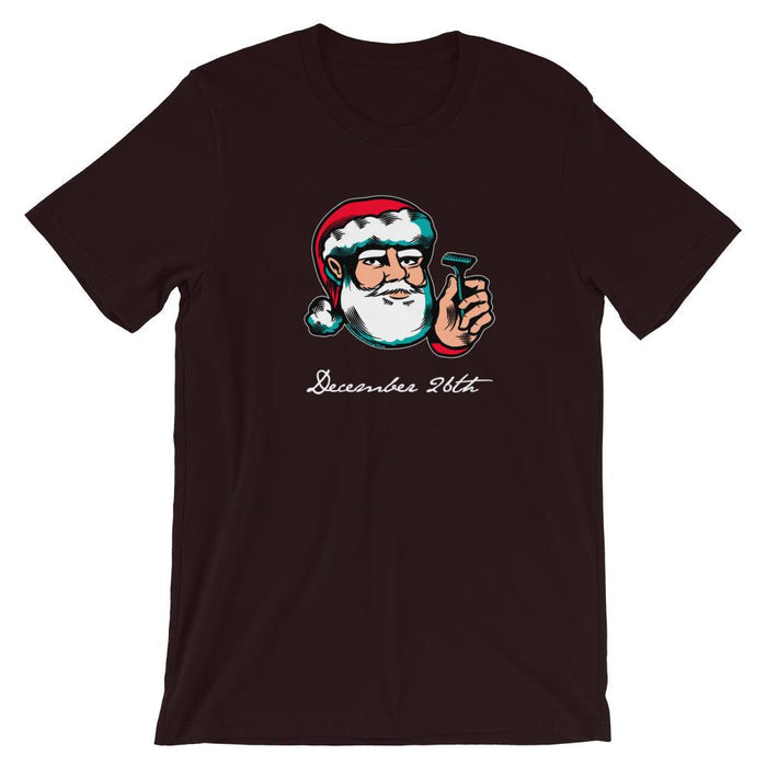 Santa Shaves Short-Sleeve Unisex T-Shirt - Phoenix Artisan Accoutrements