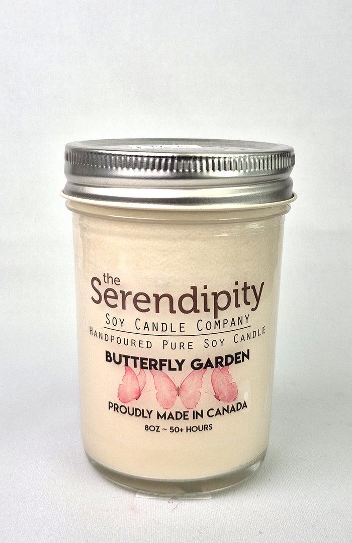 Serendipity Soy Wax Candle - Butterfly Garden