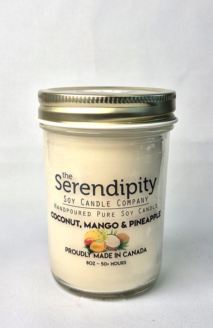 Serendipity Soy Wax Candle - Coconut Mango Pineapple