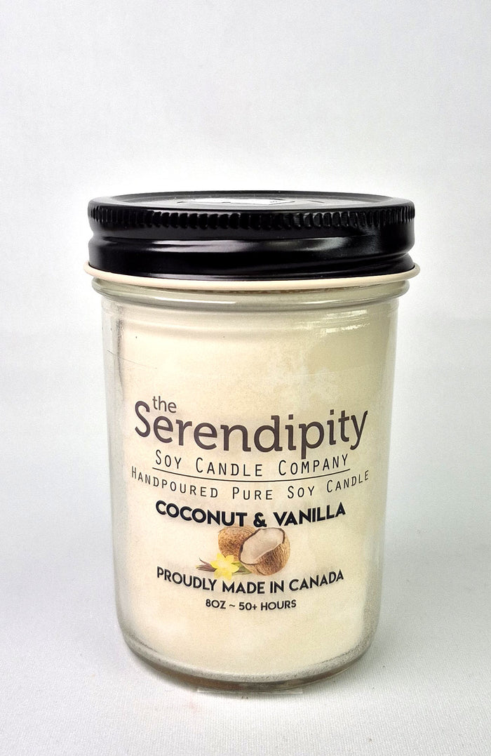 Serendipity Soy Wax Candle - Coconut Vanilla