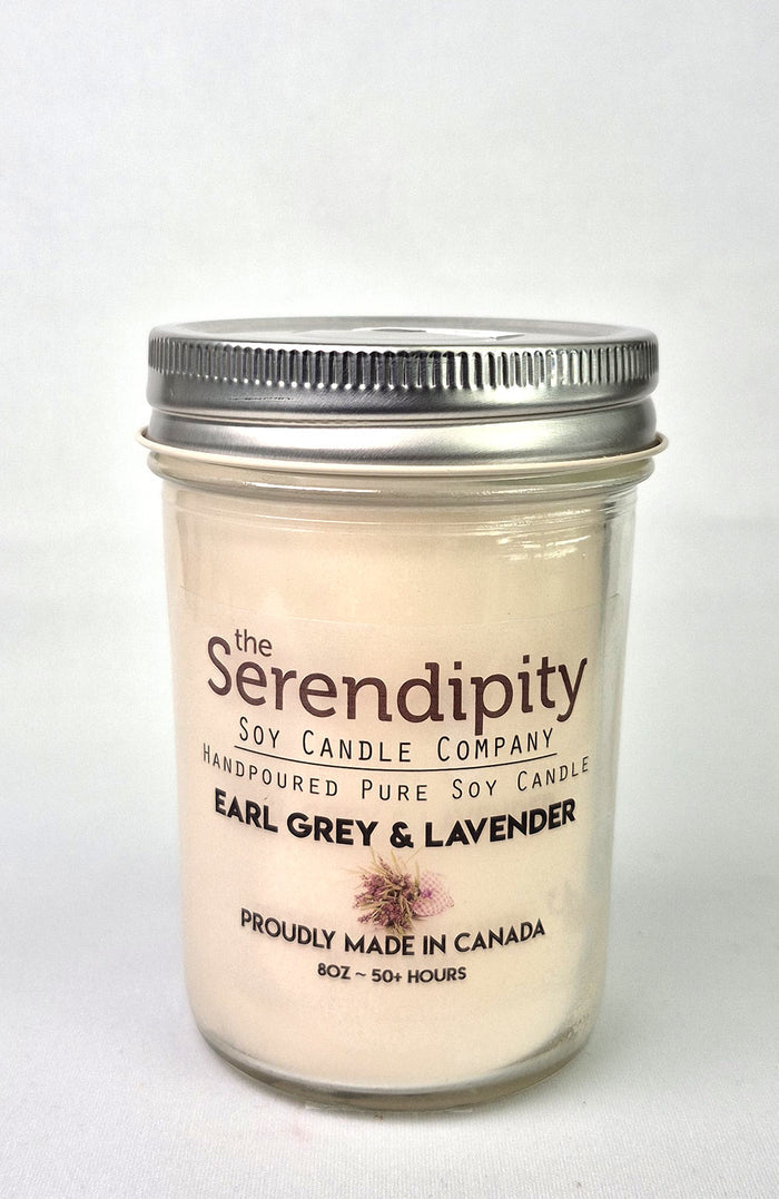 Serendipity Soy Wax Candle - Earl Grey & Lavender