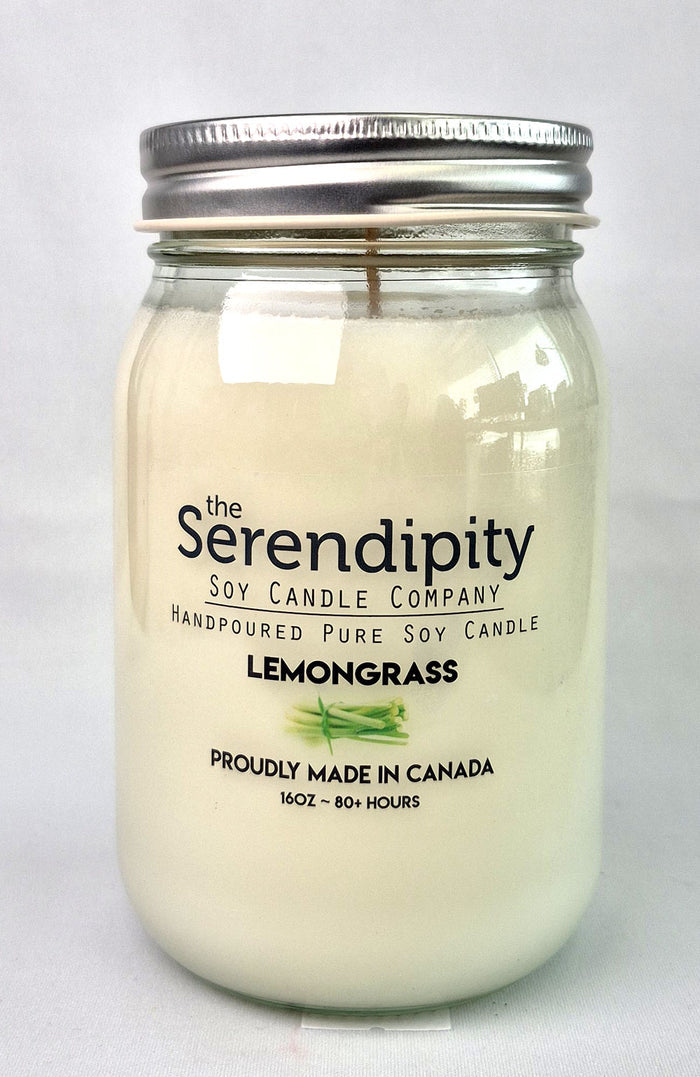 Serendipity Soy Wax Candle - Lemongrass