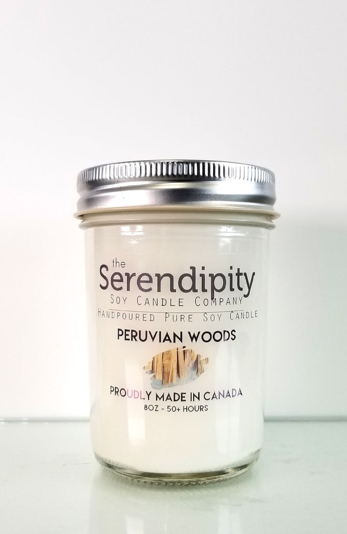 Serendipity Soy Wax Candle - Peruvian Woods