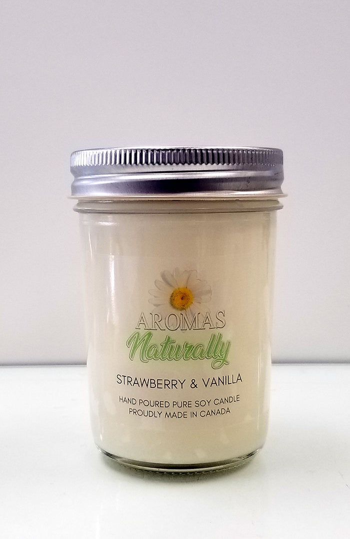 Serendipity Soy Wax Candle - Strawberry & Vanilla