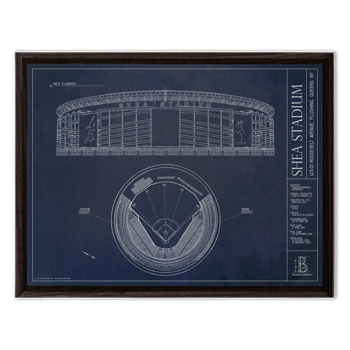 Framed Canvas - Small - Walnut