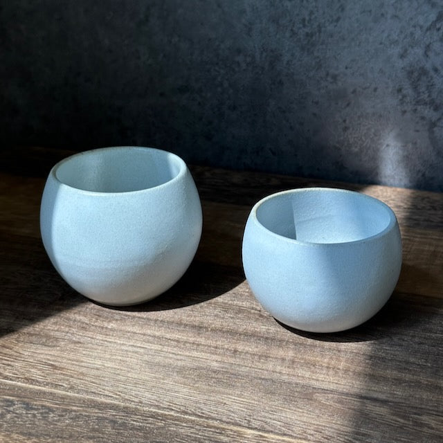 SHIKIKA - Korokoro Round Yunomi Cup - Charcoal Black (LAST UNIT)