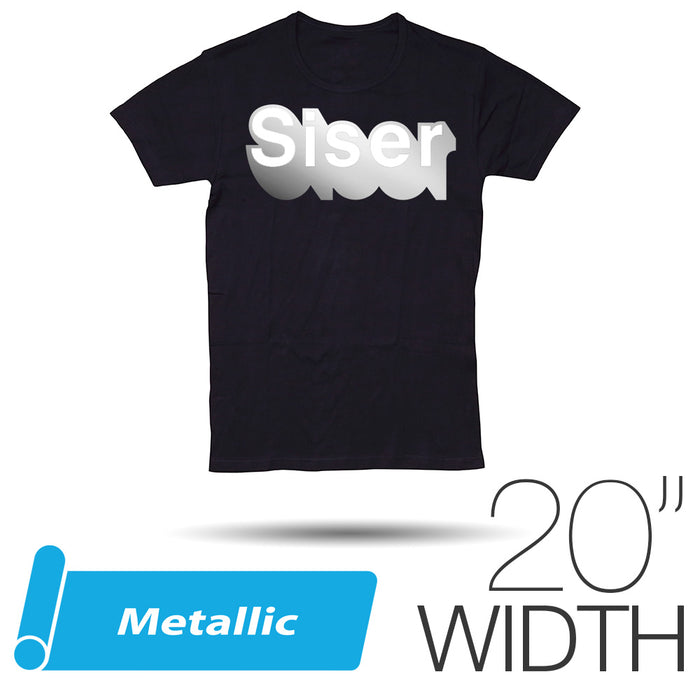 Siser METALLIC Heat Transfer Vinyl 20" - By the Yard