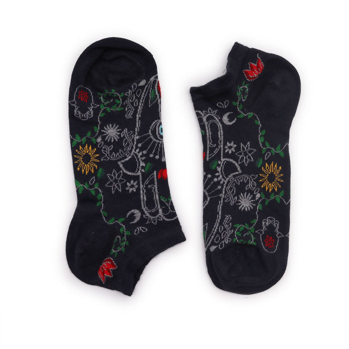 S/M Hop Hare Bamboo Socks Low (3.5-6.5) - Hamsa 🇬🇧