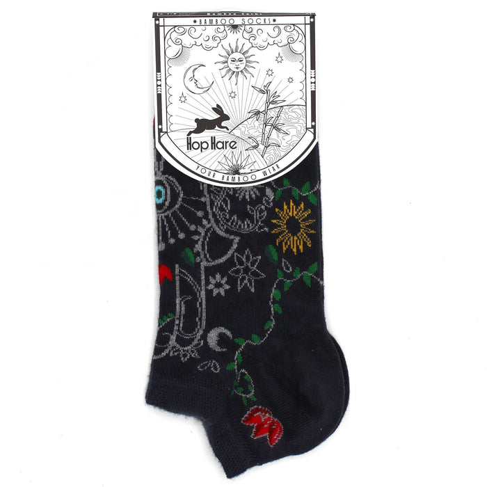 S/M Hop Hare Bamboo Socks Low (3.5-6.5) - Hamsa 🇬🇧