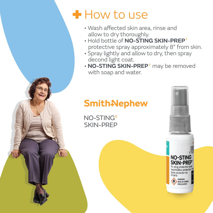 Smith & Nephew No-Sting Skin-Prep Protective Spray, Unscented