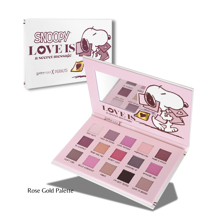 SNOOPY LOVE IS - BELLAOOGI x PEANUTS 15 COLOR EYESHADOW 1pz