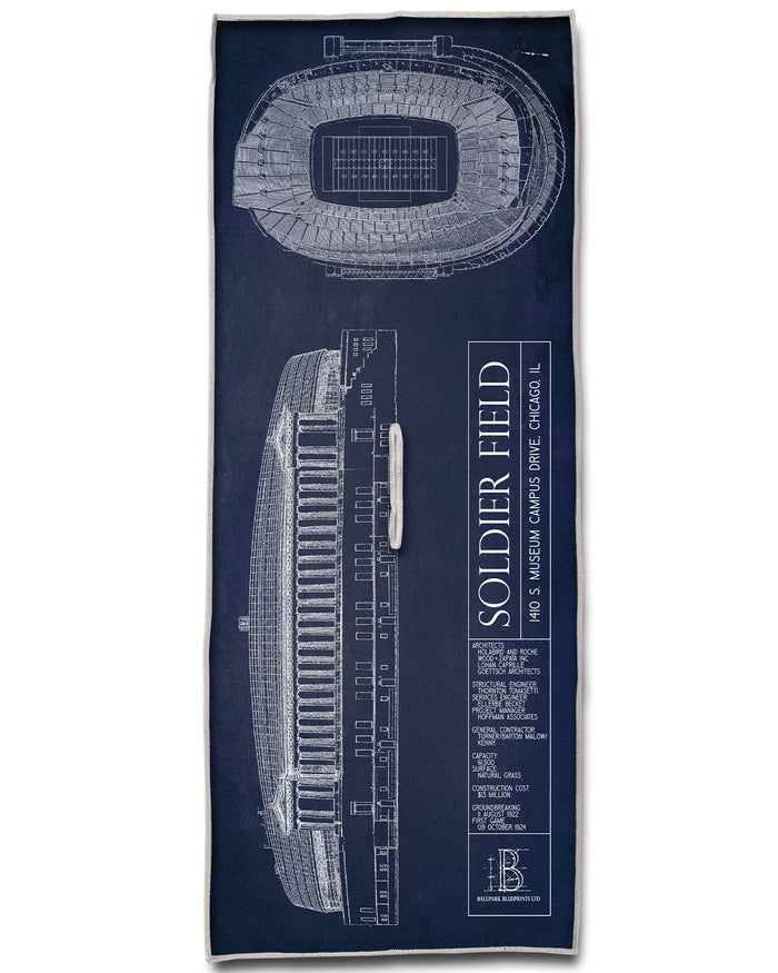 Soldier Field Golf Towel