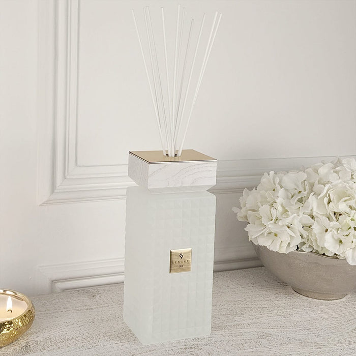 Spa Large White & Gold Luxury Reed Diffuser - 1000ml Fragrance