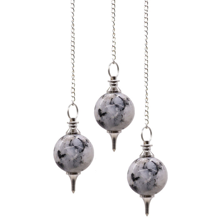 Sphere Pendulums - Rainbow Moonstone 🇬🇧