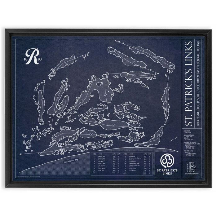 Framed Canvas - Large - Black