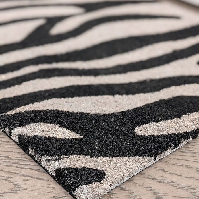 Statement Zebra Print Doormat Textiles