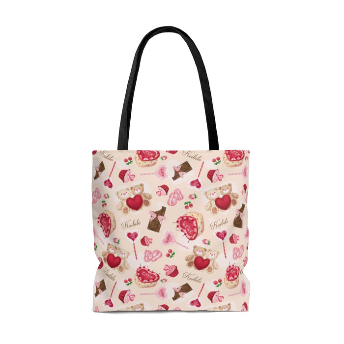 Cute and practical, the Sugar Sweetheart Tote Bag (Cream) is perfect for Valentine's Day adventures and daily use.