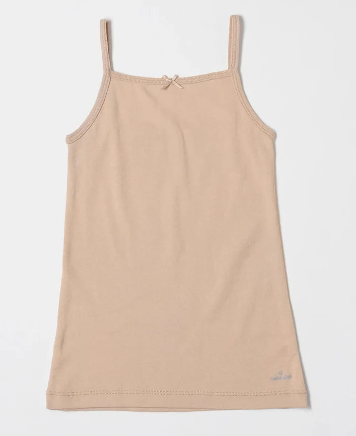 Super Combed Cotton Rib Fabric Camisole with Regular Straps - Skin-2