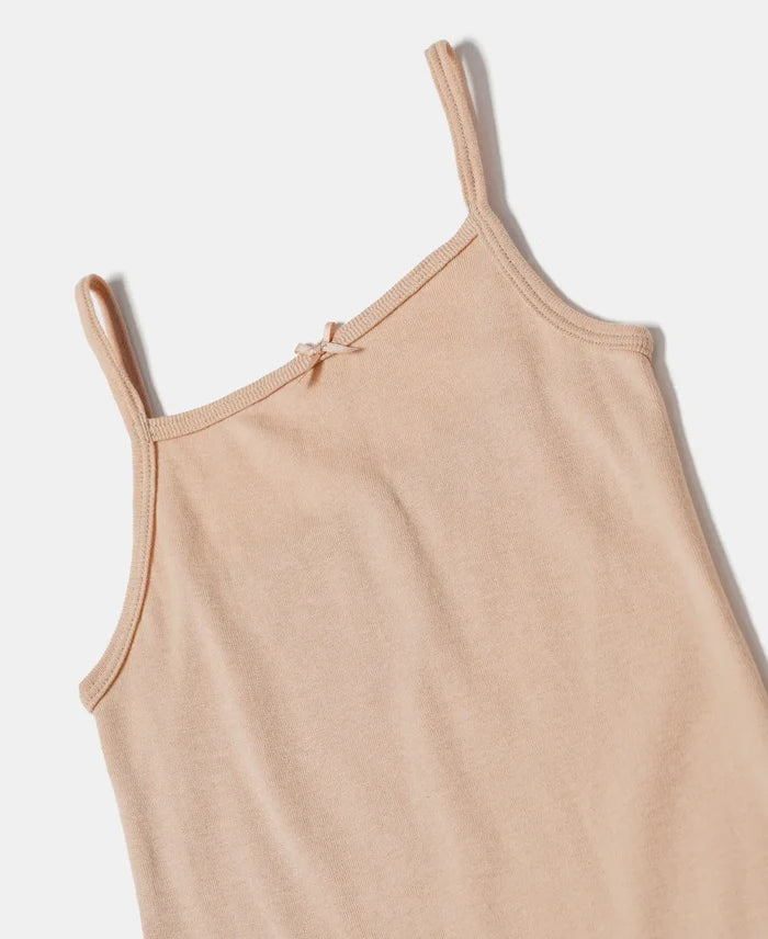 Super Combed Cotton Rib Fabric Camisole with Regular Straps - Skin-4
