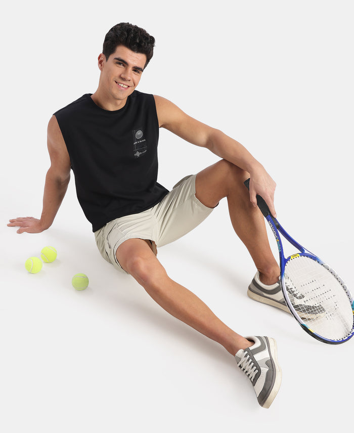 Super Combed Cotton Woven Straight Fit Cargo Shorts with Seven Pockets - Moonstruck