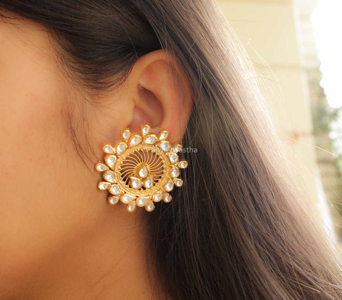 Tattva Petal Art Festive Studs
