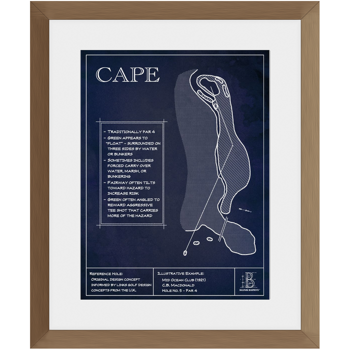 Framed Print - 12x16" - With Matte - Walnut