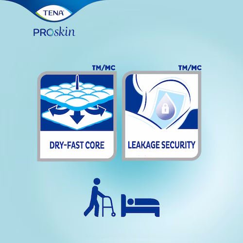 TENA Proskin Pads, Day Plus - 62618-Pack - LL Medico