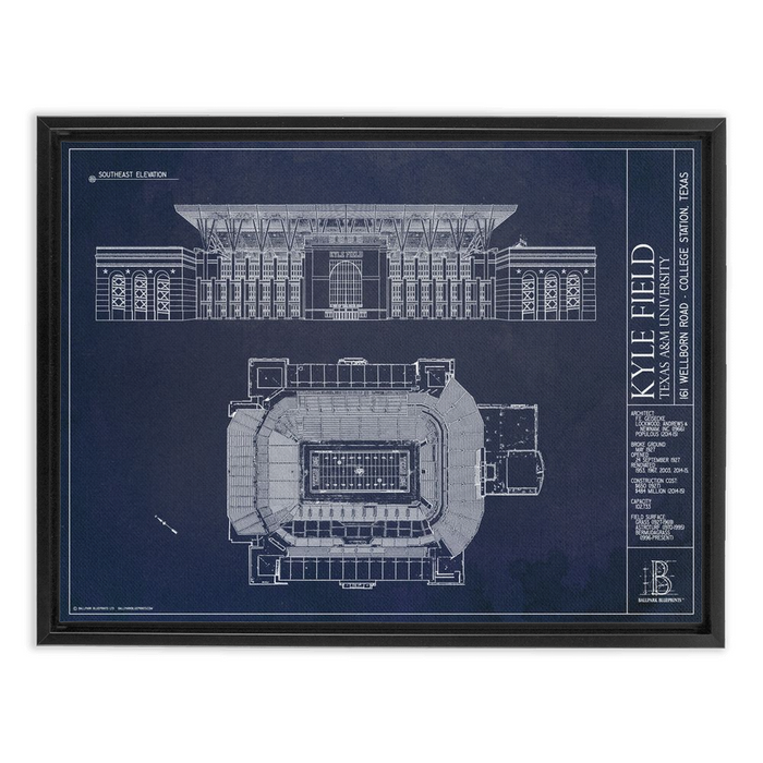 Framed Canvas - Small - Black
