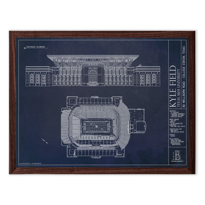 Framed Canvas - Small - Walnut