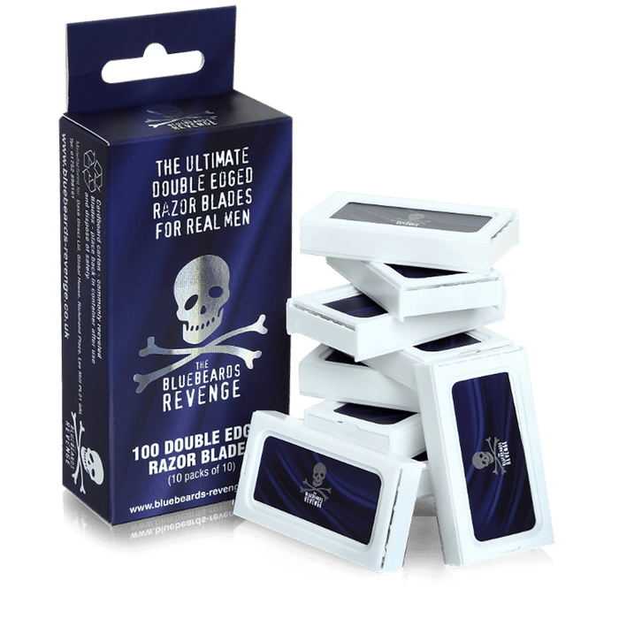 The Bluebeards Revenge Double Edged Razor Blades (100 Blades)