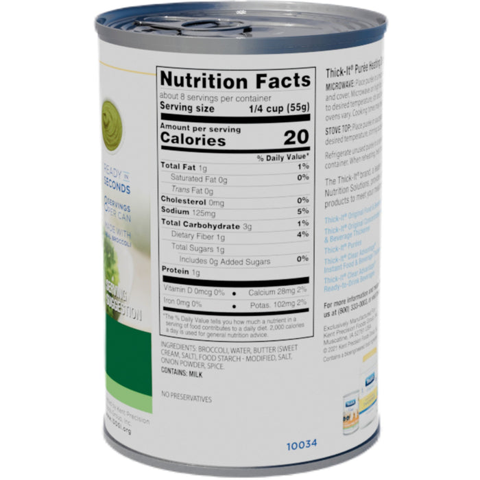 Thick-It Broccoli Puree Thickened Food, 15 oz - H319-F8800-Single - LL Medico