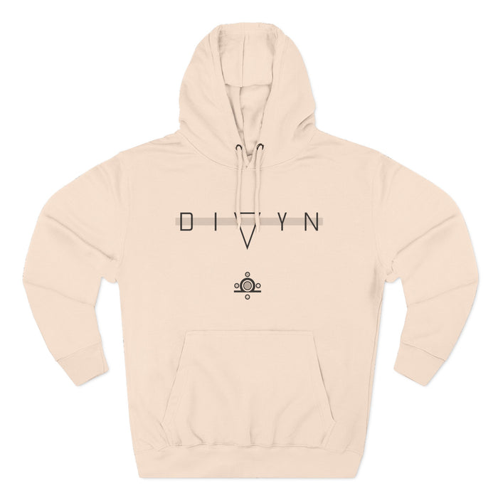 Three-Panel Fleece Hoodie