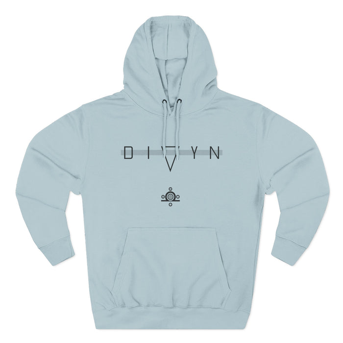 Three-Panel Fleece Hoodie