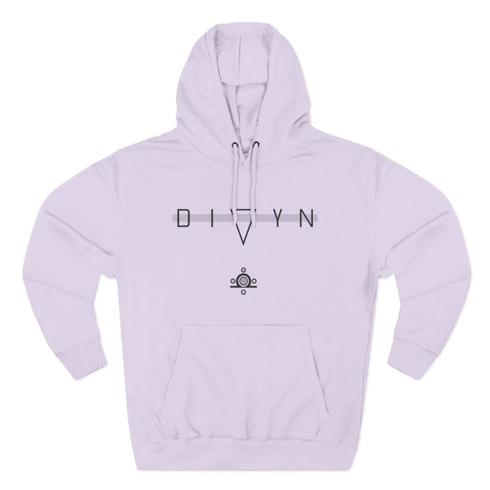 Three-Panel Fleece Hoodie