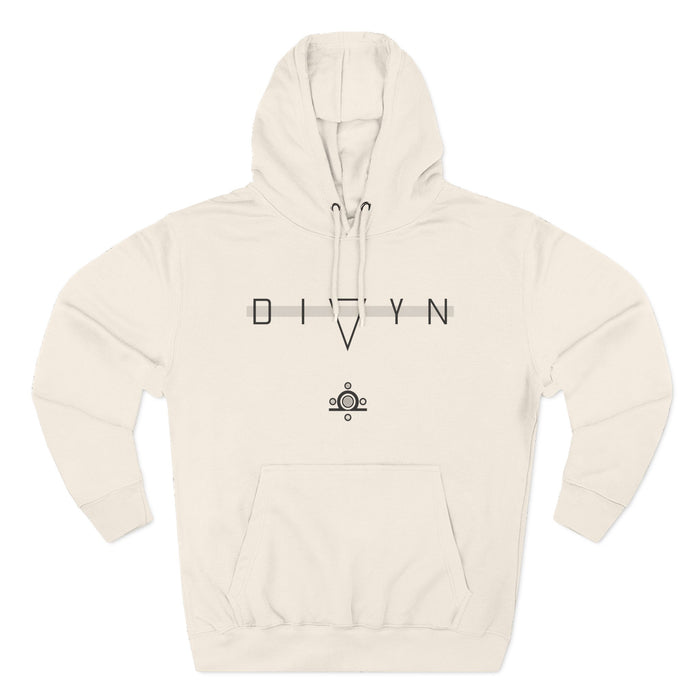 Three-Panel Fleece Hoodie