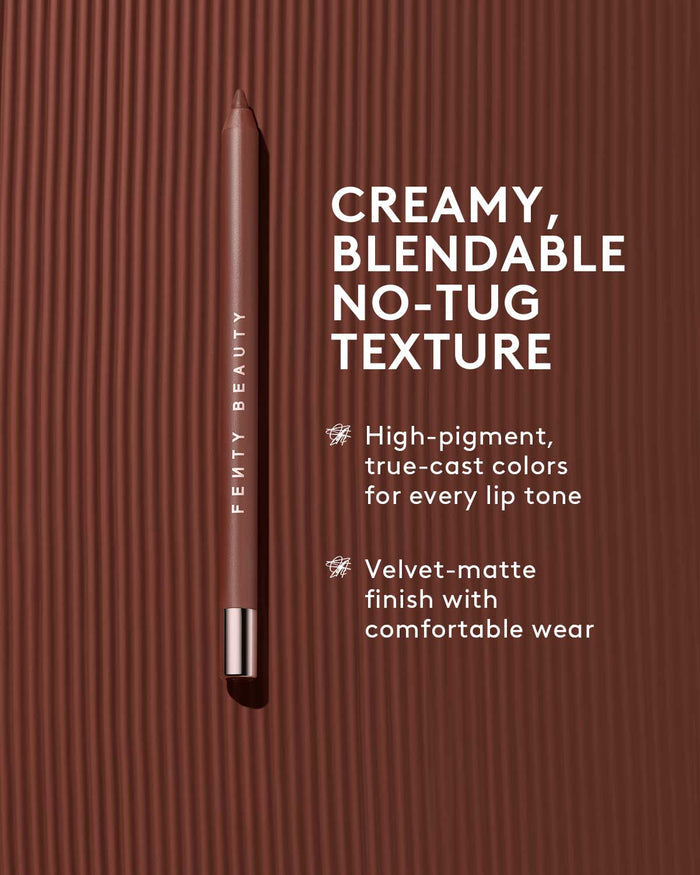Trace'd Out Longwear Waterproof Pencil Lip Liner—Coal Blooded