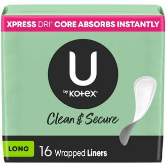 U by Kotex Panty Liners, Light Absorbency, Fragrance-Free - 58339-Pack - LL Medico
