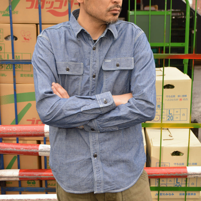 UES "502601" Triple Stitch Work Shirt