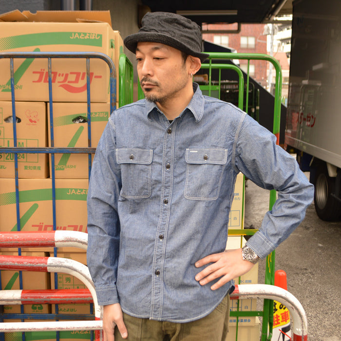 UES "502601" Triple Stitch Work Shirt