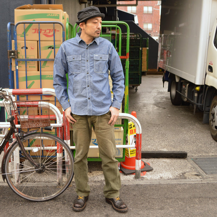 UES "502601" Triple Stitch Work Shirt