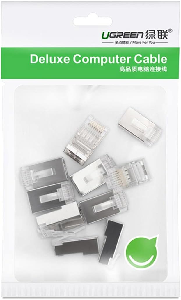 UGREEN RJ45 Cat6 Shield Connector Plug (50-Pack) - Image 3 - Office R Us