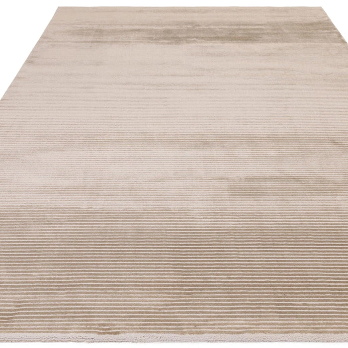 Venzia Beige Stripe Rug Textiles