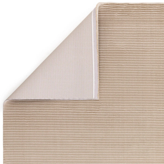 Venzia Beige Stripe Rug Textiles
