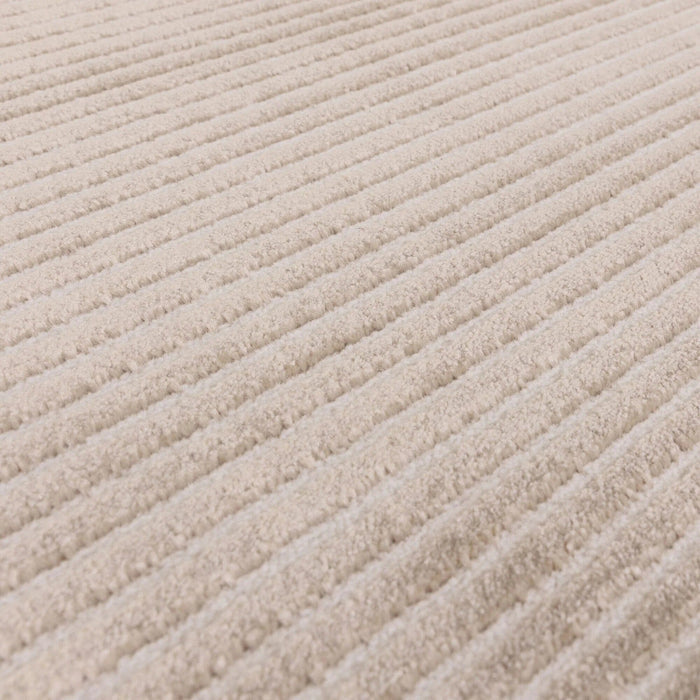 Venzia Beige Stripe Rug Textiles