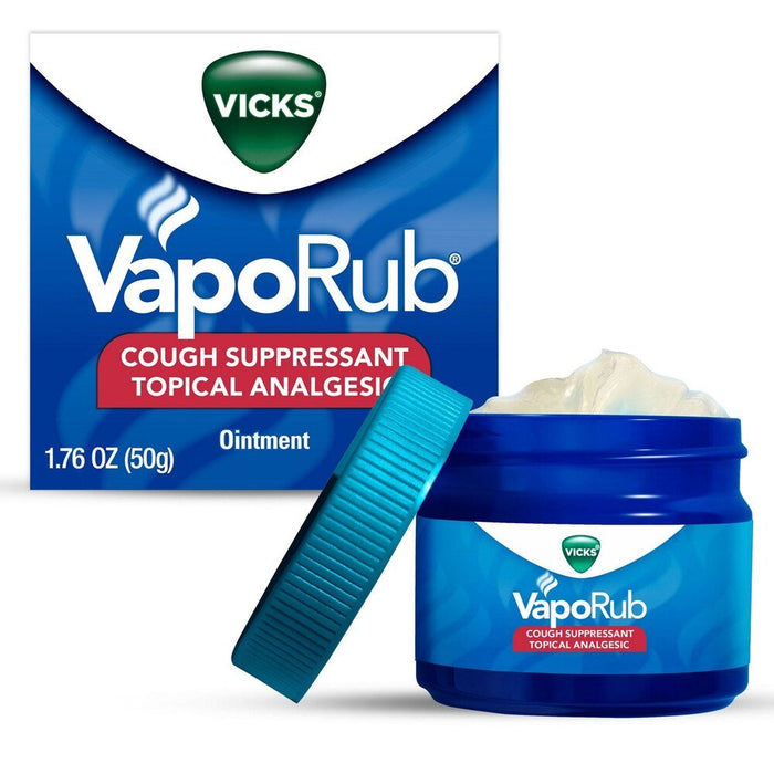 Vicks VapoRub Chest Rub Cough Suppressant Ointment - 32390001051 - LL Medico