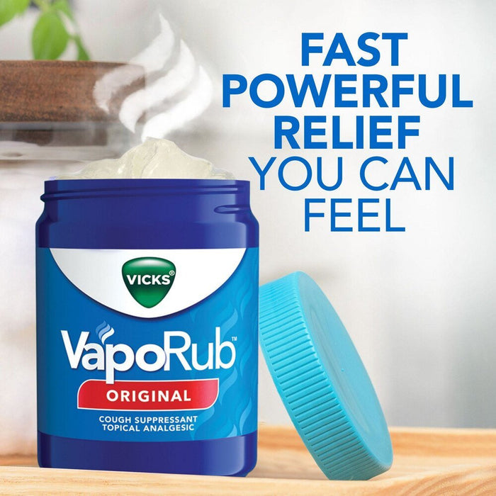 Vicks VapoRub Chest Rub Cough Suppressant Ointment - 37000054403 - LL Medico