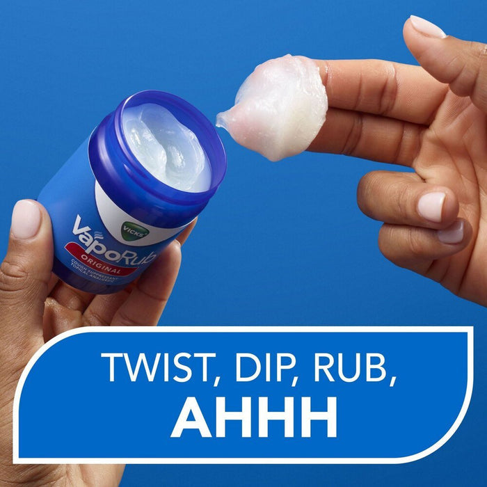 Vicks VapoRub Chest Rub Cough Suppressant Ointment - 37000054403 - LL Medico
